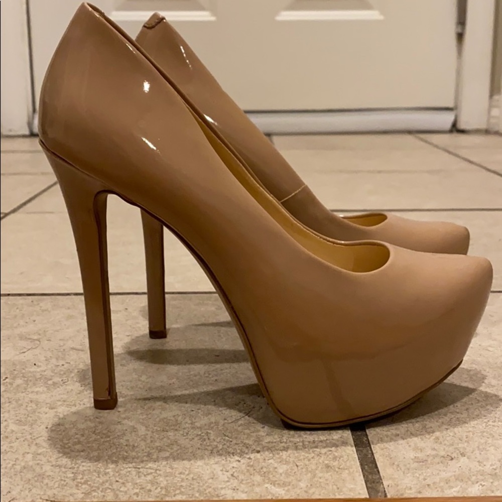 Jessica Simpson Nude Jasmint Platforms Size 6